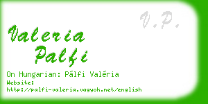 valeria palfi business card